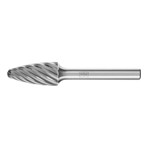 PFERD TOOLS Hartmetall Hochleistungsfrässtift INOX Rundbogen RBF Ø 12x25 mm Schaft-Ø 6 mm für Edelstahl