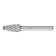 PFERD TOOLS Hartmetall Hochleistungsfrässtift INOX Rundbogen RBF Ø 10x20mm Schaft-Ø 6 mm für Edelstahl-1