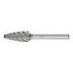 PFERD TOOLS Hartmetall Hochleistungsfrässtift INOX Rundbogen RBF Ø 12x25 mm Schaft-Ø 6 mm für Edelstahl