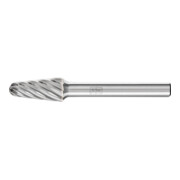 PFERD TOOLS Hartmetall Hochleistungsfrässtift INOX Rundkegel KEL Ø 10x20mm Schaft-Ø 6 mm für Edelstahl