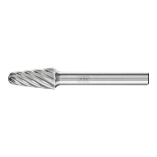 PFERD TOOLS Hartmetall Hochleistungsfrässtift INOX Rundkegel KEL Ø 10x20mm Schaft-Ø 6 mm für Edelstahl