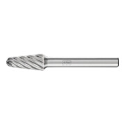 PFERD TOOLS Hartmetall Hochleistungsfrässtift INOX Rundkegel KEL Ø 10x20mm Schaft-Ø 6 mm für Edelstahl