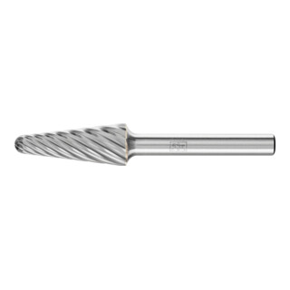 PFERD TOOLS Hartmetall Hochleistungsfrässtift INOX Rundkegel KEL Ø 12x30mm Schaft-Ø 6 mm für Edelstahl