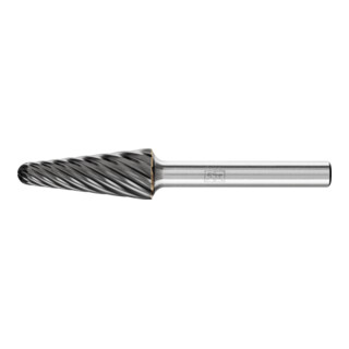 PFERD TOOLS Hartmetall Hochleistungsfrässtift INOX Rundkegel KEL Ø 12x30mm Schaft-Ø 6 mm HICOAT Edelstahl