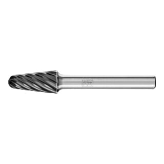 PFERD TOOLS Hartmetall Hochleistungsfrässtift INOX Rundkegel KEL Ø 10x20mm Schaft-Ø 6 mm HICOAT Edelstahl