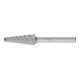 PFERD TOOLS Hartmetall Hochleistungsfrässtift INOX Rundkegel KEL Ø 12x30mm Schaft-Ø 6 mm für Edelstahl