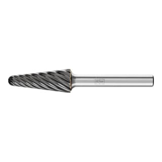 PFERD TOOLS Hartmetall Hochleistungsfrässtift INOX Rundkegel KEL Ø 12x30mm Schaft-Ø 6 mm HICOAT Edelstahl