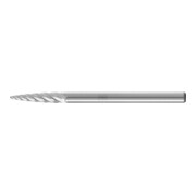 PFERD TOOLS Hartmetall Hochleistungsfrässtift INOX Spitzbogen SPG Ø 03x13 mm Schaft-Ø 3 mm für Edelstahl