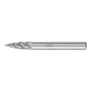 PFERD TOOLS Hartmetall Hochleistungsfrässtift INOX Spitzbogen SPG Ø 06x18 mm Schaft-Ø 6 mm für Edelstahl