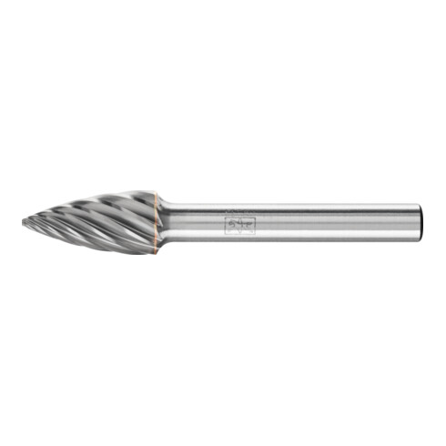 PFERD TOOLS Hartmetall Hochleistungsfrässtift INOX Spitzbogen SPG Ø 10x20mm Schaft-Ø 6 mm für Edelstahl