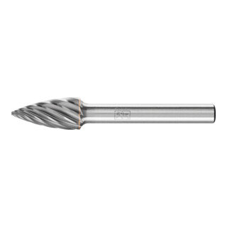 PFERD TOOLS Hartmetall Hochleistungsfrässtift INOX Spitzbogen SPG Ø 10x20mm Schaft-Ø 6 mm für Edelstahl