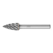 PFERD TOOLS Hartmetall Hochleistungsfrässtift INOX Spitzbogen SPG Ø 10x20mm Schaft-Ø 6 mm für Edelstahl