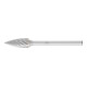 PFERD TOOLS Hartmetall Hochleistungsfrässtift INOX Spitzbogen SPG Ø 06x13 mm Schaft-Ø 3 mm für Edelstahl