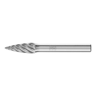 PFERD TOOLS Hartmetall Hochleistungsfrässtift INOX Spitzbogen SPG Ø 08x20mm Schaft-Ø 6 mm für Edelstahl