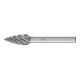 PFERD TOOLS Hartmetall Hochleistungsfrässtift INOX Spitzbogen SPG Ø 10x20mm Schaft-Ø 6 mm für Edelstahl