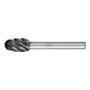 PFERD TOOLS Hartmetall Hochleistungsfrässtift INOX Tropfen TRE Ø 10x16 mm Schaft-Ø 6 mm HICOAT Edelstahl