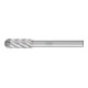 PFERD TOOLS Hartmetall Hochleistungsfrässtift INOX Walzenrund WRC Ø 08x20mm Schaft-Ø 6 mm für Edelstahl-1