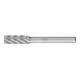 PFERD TOOLS Hartmetall Hochleistungsfrässtift INOX Zylinder ZYA Ø 08x20mm Schaft-Ø 6 mm für Edelstahl-1