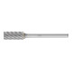 PFERD TOOLS Hartmetall Hochleistungsfrässtift INOX Zylinder ZYA Ø 06x13 mm Schaft-Ø 3 mm für Edelstahl