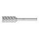 PFERD TOOLS Hartmetall Hochleistungsfrässtift INOX Zylinder ZYAS stirnverzahnt Ø 12x25mm Schaft-Ø 6mm Edelstahl-1