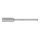 PFERD TOOLS Hartmetall Hochleistungsfrässtift INOX Zylinder ZYAS stirnverzahnt Ø 06x13mm Schaft-Ø 3mm Edelstahl