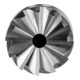 PFERD TOOLS Hartmetall Hochleistungsfrässtift INOX Zylinder ZYAS stirnverzahnt Ø 12x25mm Schaft-Ø 6mm Edelstahl