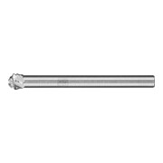 PFERD TOOLS Hartmetall Hochleistungsfrässtift Kugel KUD Ø 04x03 mm Schaft-Ø 3 mm TITANIUM für Titan