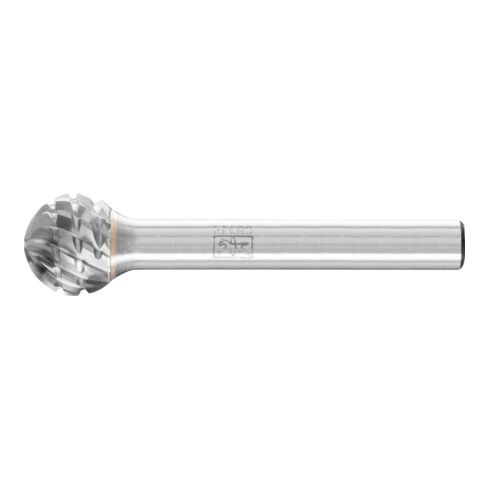 PFERD TOOLS Hartmetall Hochleistungsfrässtift Kugel KUD Ø 12x10mm Schaft-Ø 6 mm TITANIUM für Titan
