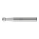 PFERD TOOLS Hartmetall Hochleistungsfrässtift Kugel KUD Ø 06x05 mm Schaft-Ø 6 mm TITANIUM für Titan