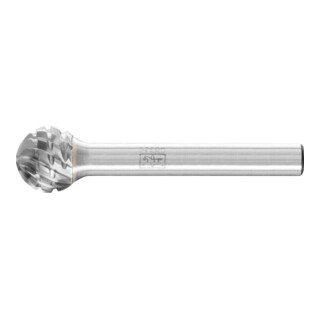 PFERD TOOLS Hartmetall Hochleistungsfrässtift Kugel KUD Ø 12x10mm Schaft-Ø 6 mm TITANIUM für Titan