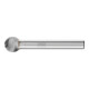 PFERD TOOLS Hartmetall Hochleistungsfrässtift MICRO Kugel KUD Ø 10x09 mm Schaft-Ø 6 mm Feinbearbeitung-1