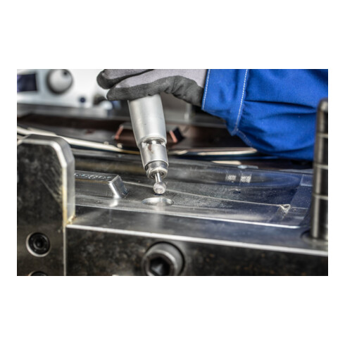 PFERD TOOLS Hartmetall Hochleistungsfrässtift MICRO Kugel KUD Ø 10x09 mm Schaft-Ø 6 mm Feinbearbeitung