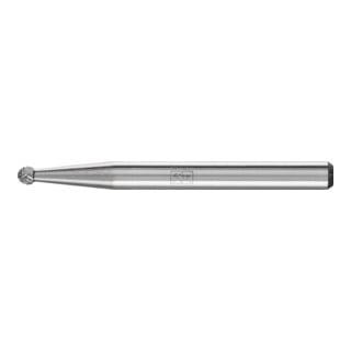 PFERD TOOLS Hartmetall Hochleistungsfrässtift MICRO Kugel KUD Ø 02x1,5 mm Schaft-Ø 3 mm Feinbearbeitung