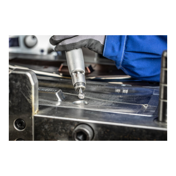 PFERD TOOLS Hartmetall Hochleistungsfrässtift MICRO Kugel KUD Ø 10x09 mm Schaft-Ø 6 mm Feinbearbeitung