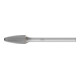 PFERD TOOLS Hartmetall Hochleistungsfrässtift MICRO Rundbogen RBF Ø 06x13 mm Schaft-Ø 3 mm Feinbearbeitung