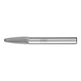PFERD TOOLS Hartmetall Hochleistungsfrässtift MICRO Rundbogen RBF Ø 06x18 mm Schaft-Ø 6 mm Feinbearbeitung