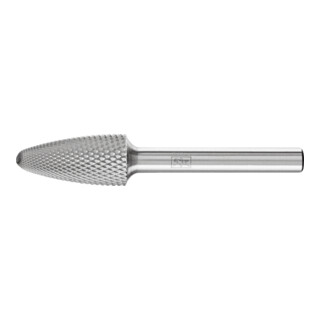 PFERD TOOLS Hartmetall Hochleistungsfrässtift MICRO Rundbogen RBF Ø 12x25 mm Schaft-Ø 6 mm Feinbearbeitung