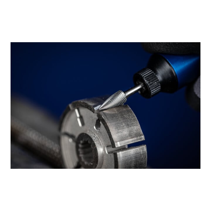 PFERD TOOLS Hartmetall Hochleistungsfrässtift MICRO Spitzbogen SPG Ø 06x13 mm Schaft-Ø 3 mm Feinbearbeitung