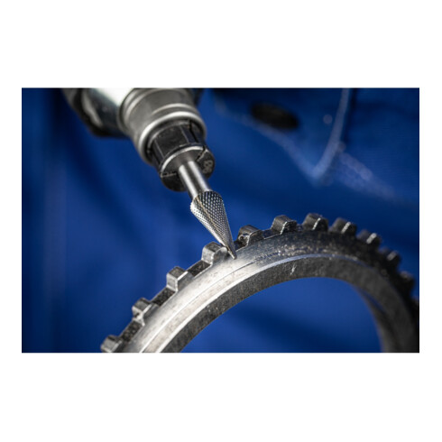 PFERD TOOLS Hartmetall Hochleistungsfrässtift MICRO Spitzkegel SKM Ø 10x20mm Schaft-Ø 6 mm Feinbearbeitung