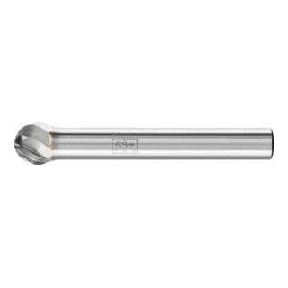 PFERD TOOLS Hartmetall Hochleistungsfrässtift NON-FERROUS Kugel KUD Ø 08x07 mm Schaft-Ø 6 mm NE-Metalle