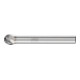 PFERD TOOLS Hartmetall Hochleistungsfrässtift NON-FERROUS Kugel KUD Ø 08x07 mm Schaft-Ø 6 mm NE-Metalle-1