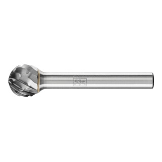 PFERD TOOLS Hartmetall Hochleistungsfrässtift NON-FERROUS Kugel KUD Ø 12x10mm Schaft-Ø 6 mm NE-Metalle