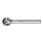 PFERD TOOLS Hartmetall Hochleistungsfrässtift NON-FERROUS Kugel KUD Ø 12x10mm Schaft-Ø 6 mm NE-Metalle