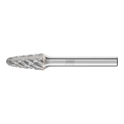PFERD TOOLS Hartmetall Hochleistungsfrässtift NON-FERROUS Rundkegel KEL Ø 10x20mm Schaft-Ø 6 mm NE-Metalle