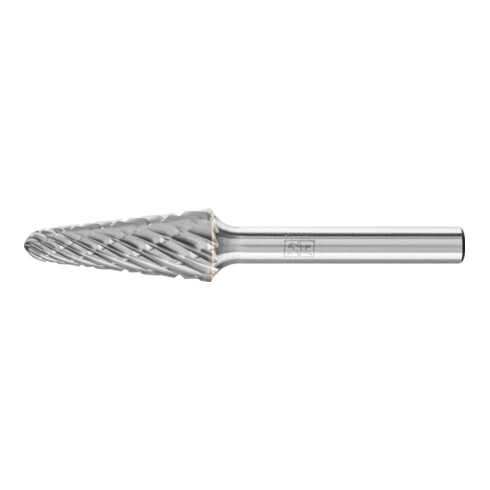 PFERD TOOLS Hartmetall Hochleistungsfrässtift NON-FERROUS Rundkegel KEL Ø 12x30mm Schaft-Ø 6 mm NE-Metalle