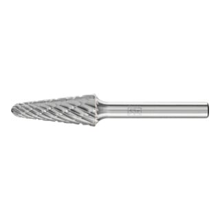 PFERD TOOLS Hartmetall Hochleistungsfrässtift NON-FERROUS Rundkegel KEL Ø 12x30mm Schaft-Ø 6 mm NE-Metalle