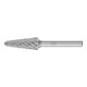 PFERD TOOLS Hartmetall Hochleistungsfrässtift NON-FERROUS Rundkegel KEL Ø 12x30mm Schaft-Ø 6 mm NE-Metalle