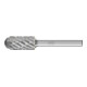 PFERD TOOLS Hartmetall Hochleistungsfrässtift NON-FERROUS Walzenrund WRC Ø 12x25 mm Schaft-Ø 6 mm NE-Metall-1