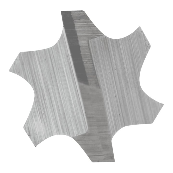 PFERD TOOLS Hartmetall Hochleistungsfrässtift PLAST BS Zylinder ZYA Ø 06x25mm Schaft-Ø 6mm für Kunststoffe