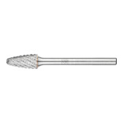 PFERD TOOLS Hartmetall Hochleistungsfrässtift Rundbogen RBF Ø 06x13 mm Schaft-Ø 3 mm TITANIUM für Titan
